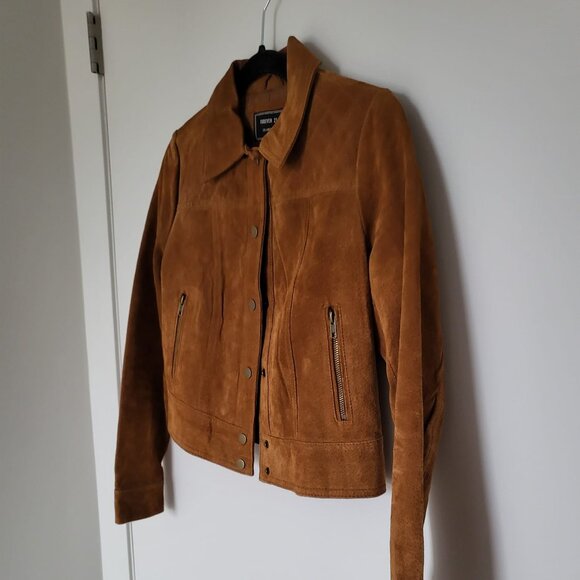 Forever 21 Suede Brown Jacket - Picture 2 of 6